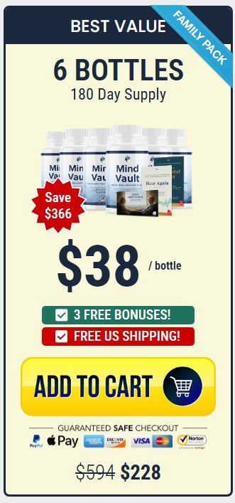Mind Vault price 6 bottle
